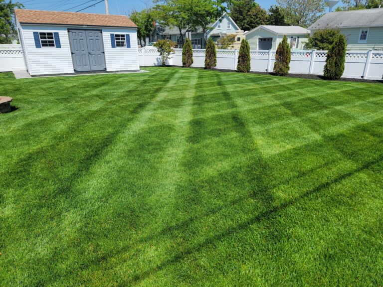 Lawn care boyes good stripes